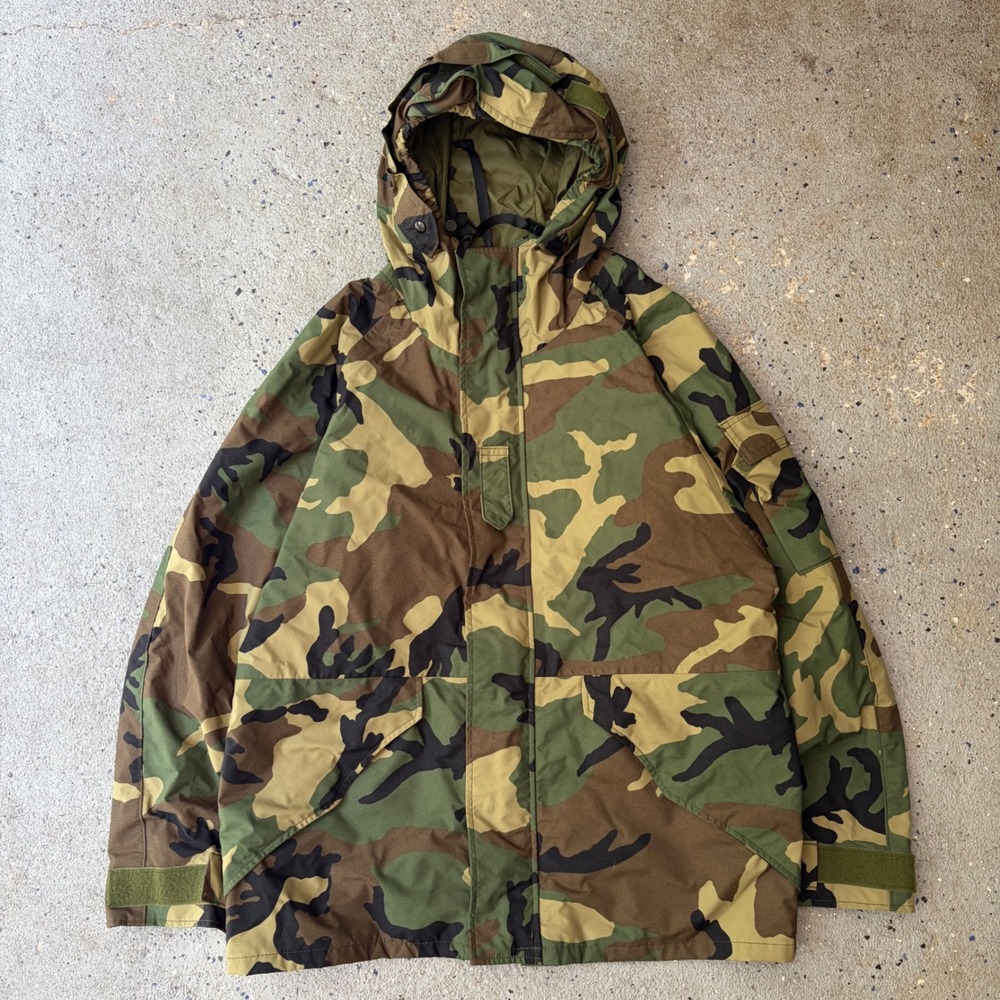 USA Military Tennessee Apparel Corp ECWCS Gen 1 Woodland Camo Cold Weather Parka